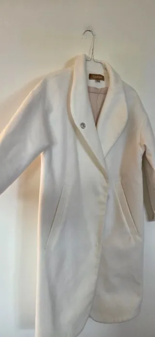 Cappottino bianco Conbipel donna