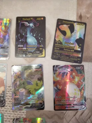 Lote Cartas Pokémon V Charizard, Tyranitar, Scizor
