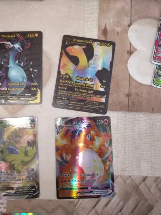 Lote Cartas Pokémon V Charizard, Tyranitar, Scizor
