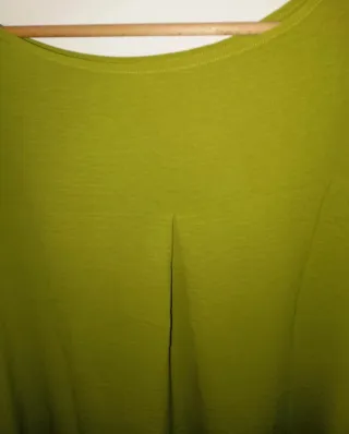 Blusa verde maniche 3/4