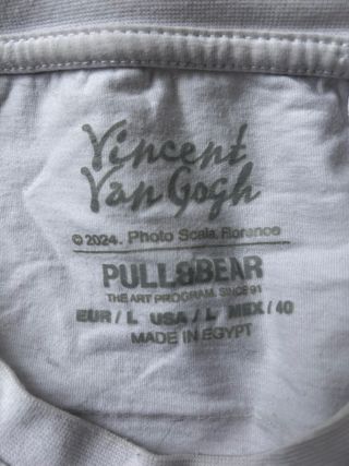 Camiseta Pull&Bear x Van Gogh Talla L