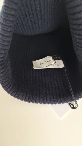 Gorro de Cachemira Paul Smith Azul/Gris