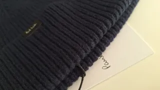 Gorro de Cachemira Paul Smith Azul/Gris