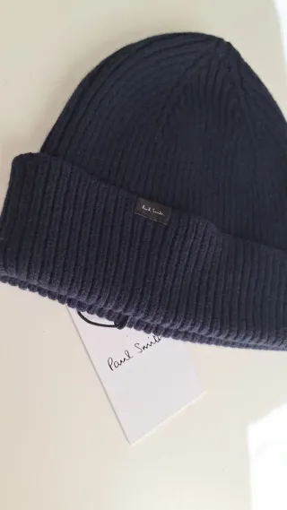 Gorro de Cachemira Paul Smith Azul/Gris