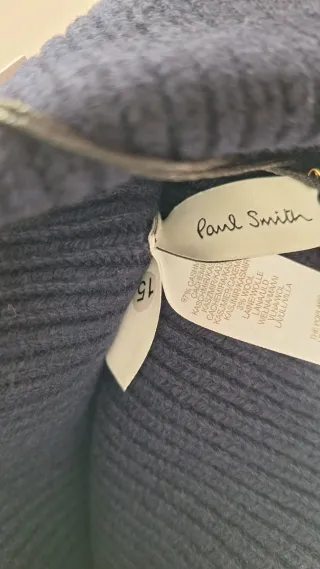 Gorro de Cachemira Paul Smith Azul/Gris