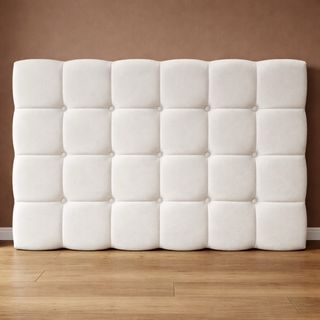 Cabecero de cama blanco