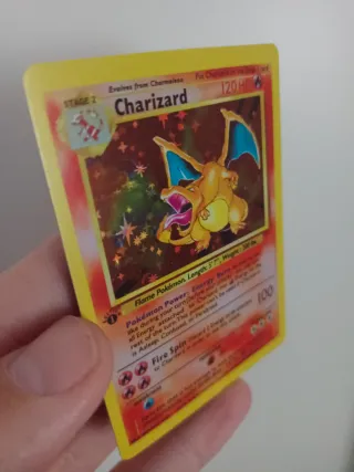 Carta Charizard Base Set (pr0xy.)