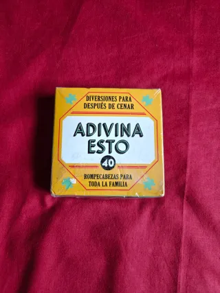 Juegos de mesa: Adivina Esto, Palabra, Elegirías