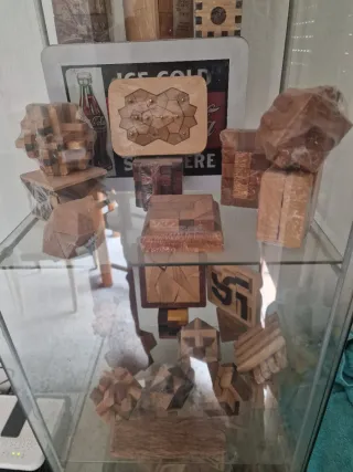 Colección juegos de ingenio madera