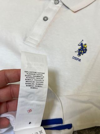 Polo U.S. Polo Assn. Bianco Taglia XL