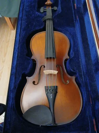 Viola StentorII. De 15 pulgadas, con funda y arco