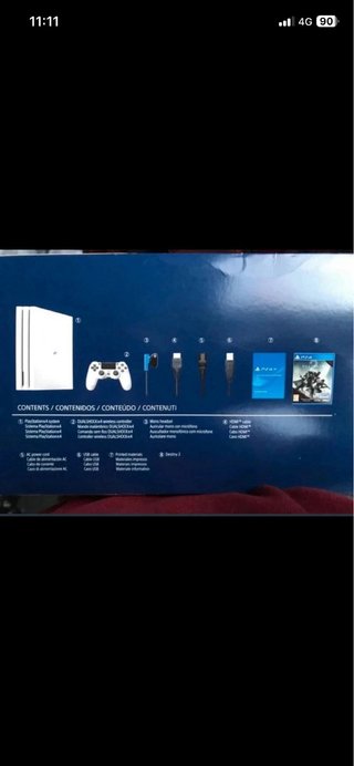 PS4 Pro 1TB Destiny + 2 Mandos + 4 Juegos