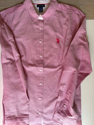 Camisa U.S. Polo Assn. Rosa Talla S
