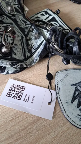 Borsa Balenciaga Pelle Vera Nera