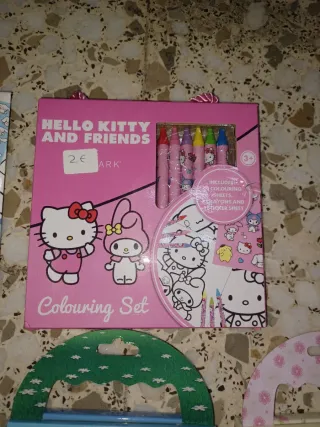 Lote 4 set de libros de colorear y colores