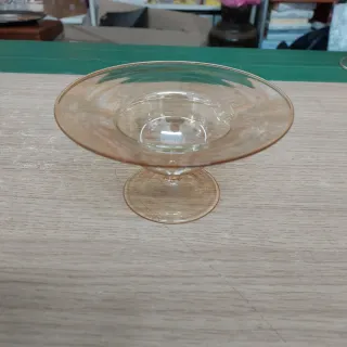 Porta candela La Murrina ambra vetro