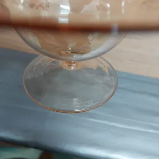 Porta candela La Murrina ambra vetro