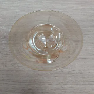 Porta candela La Murrina ambra vetro