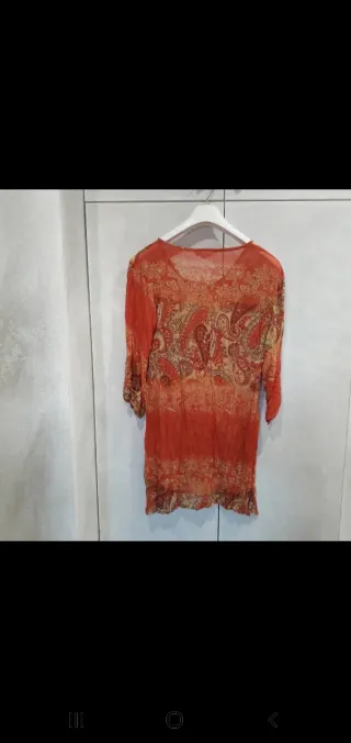 Túnica Vestitino fantasia oro arancio taglia unica