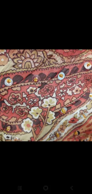 Túnica Vestitino fantasia oro arancio taglia unica