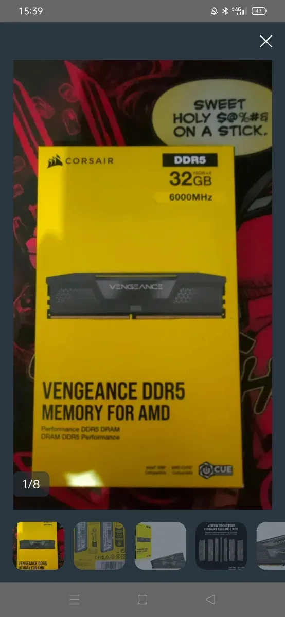 RAM Corsair Vengeance DDR5 2x16GB 6000MHz EXPO/XMP