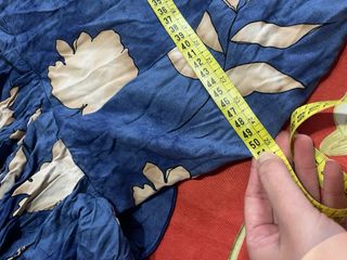 Traje Flamenca Azul y Beige