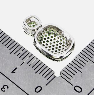 Colgante Plata con Tsavoritas Naturales