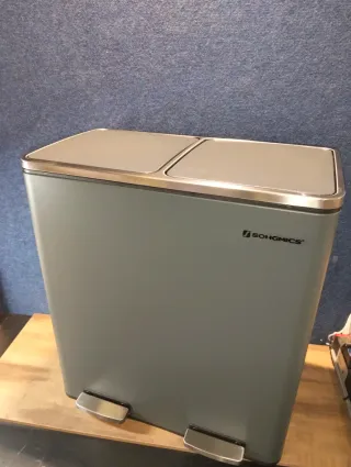 Papelera Cubo Basura 60L SONGMICS LTB60GS