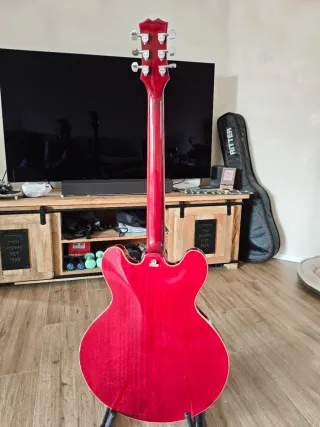 Guitarra Samick San 450 CH Roja