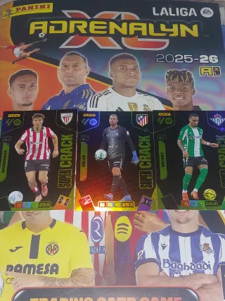 3 Cromos Adrenalyn XL 25/26 Supercracks