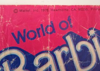 Catalogo Pieghevole Barbie 1976