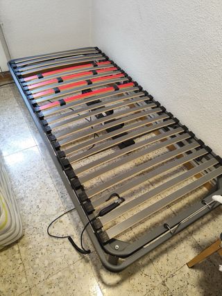 Cama Articulada Metálica y Colchon 90cm