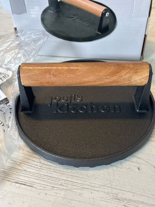 Prensa Hamburguesas Joeji's Kitchen Hierro Fundido