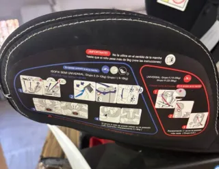 Silla de coche para niños. Grupo 0,1,2. Con isofix