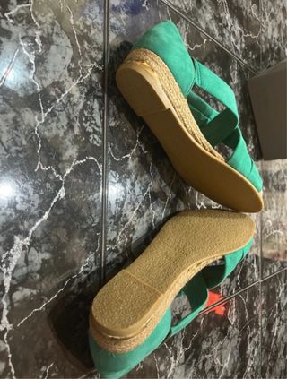 Sandalias Pinaz Verdes Talla 37 Nuevas