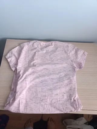 Camiseta niña rosa con estrellas