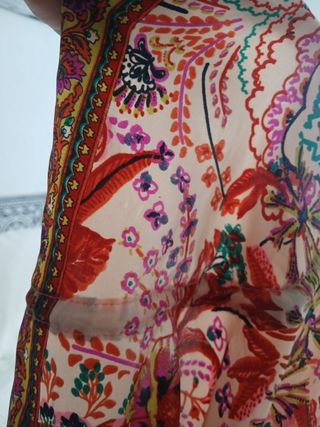 Vestido étnico estampado talla única