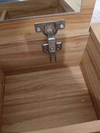 Tocador/Escritorio con Taburete Negro