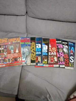 Revistas de colección de futbol