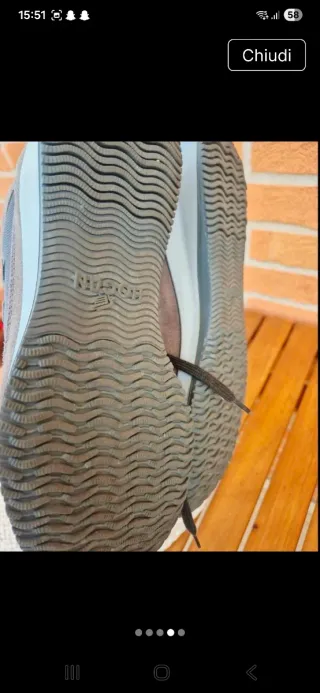 Scarpe Hogan Beige/Grigie taglia ( 7 1/2 )