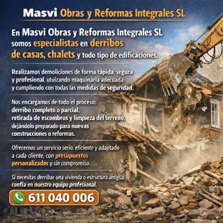 Servicios de Derribos y Reformas