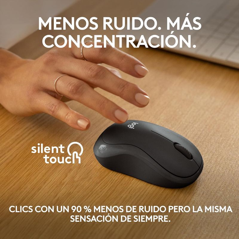 Logitech M240 Silencioso Bluetooth Ratón, inalámbr afbeelding 3