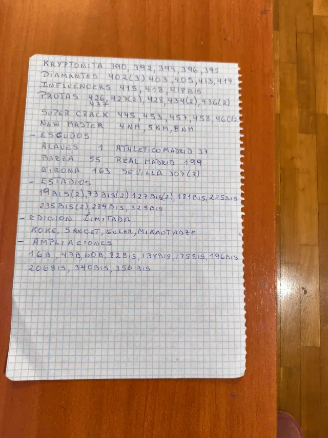 Cromos Panini Adrenalyn 2025-2026 XL Vamos