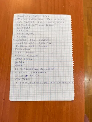 Cromos Panini Adrenalyn 2025-2026 XL Vamos