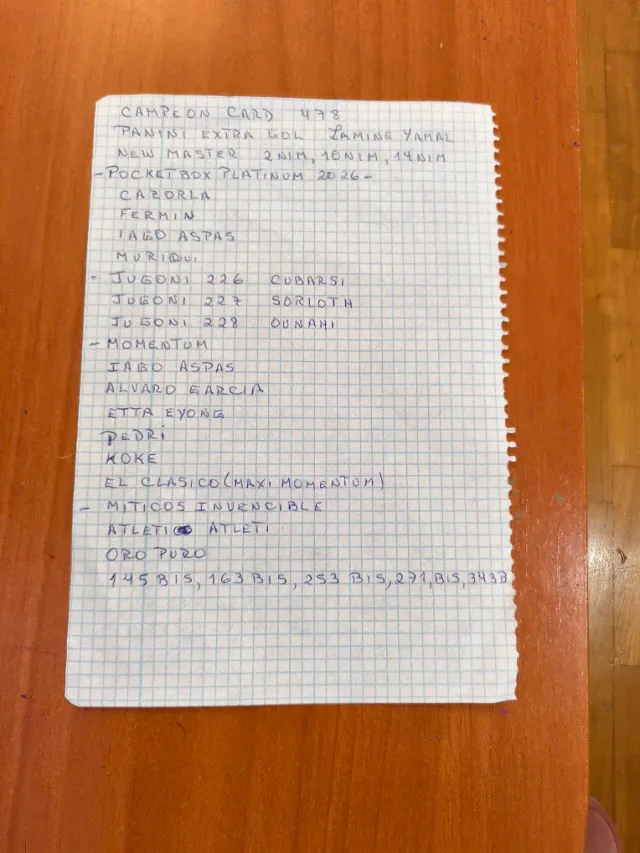 Cromos Panini Adrenalyn 2025-2026 XL Vamos