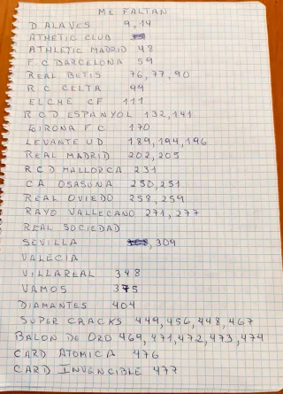 Cromos Panini Adrenalyn 2025-2026 XL Vamos