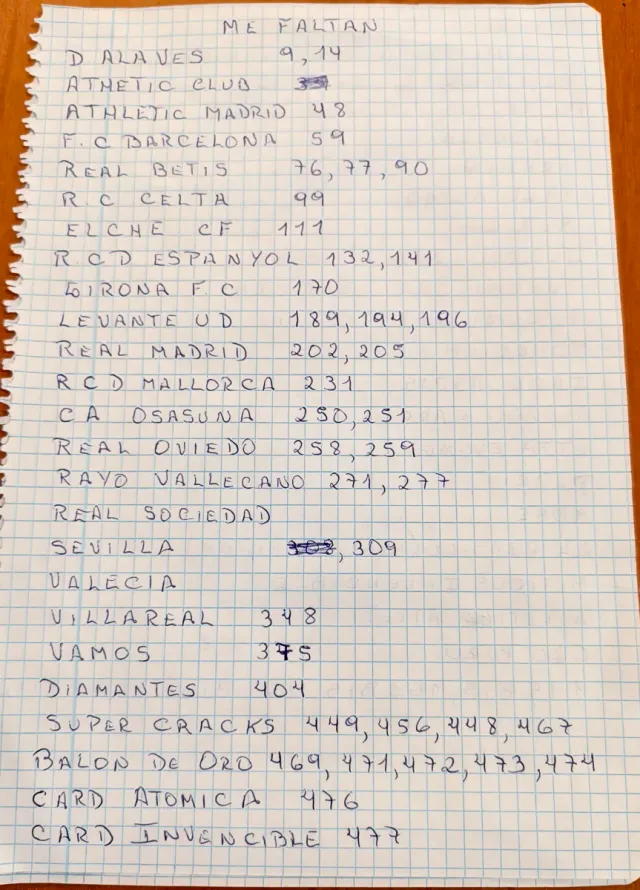 Cromos Panini Adrenalyn 2025-2026 XL Vamos