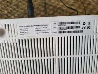 Router AX 1800 Gigabit dual  band WiFi 6.