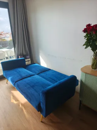 Sofá de 3 plazas - Azul