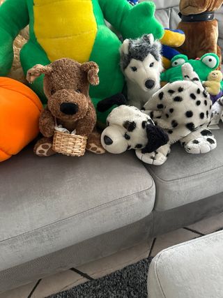 Peluche grande coccodrillo verde e altri( tutti)